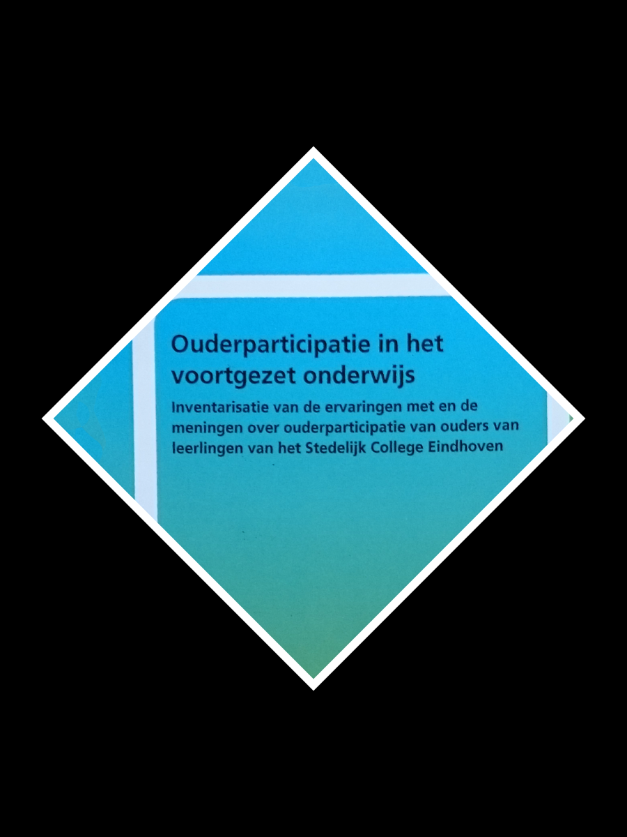 Ouderparticipatie in het voortgezet onderwijs