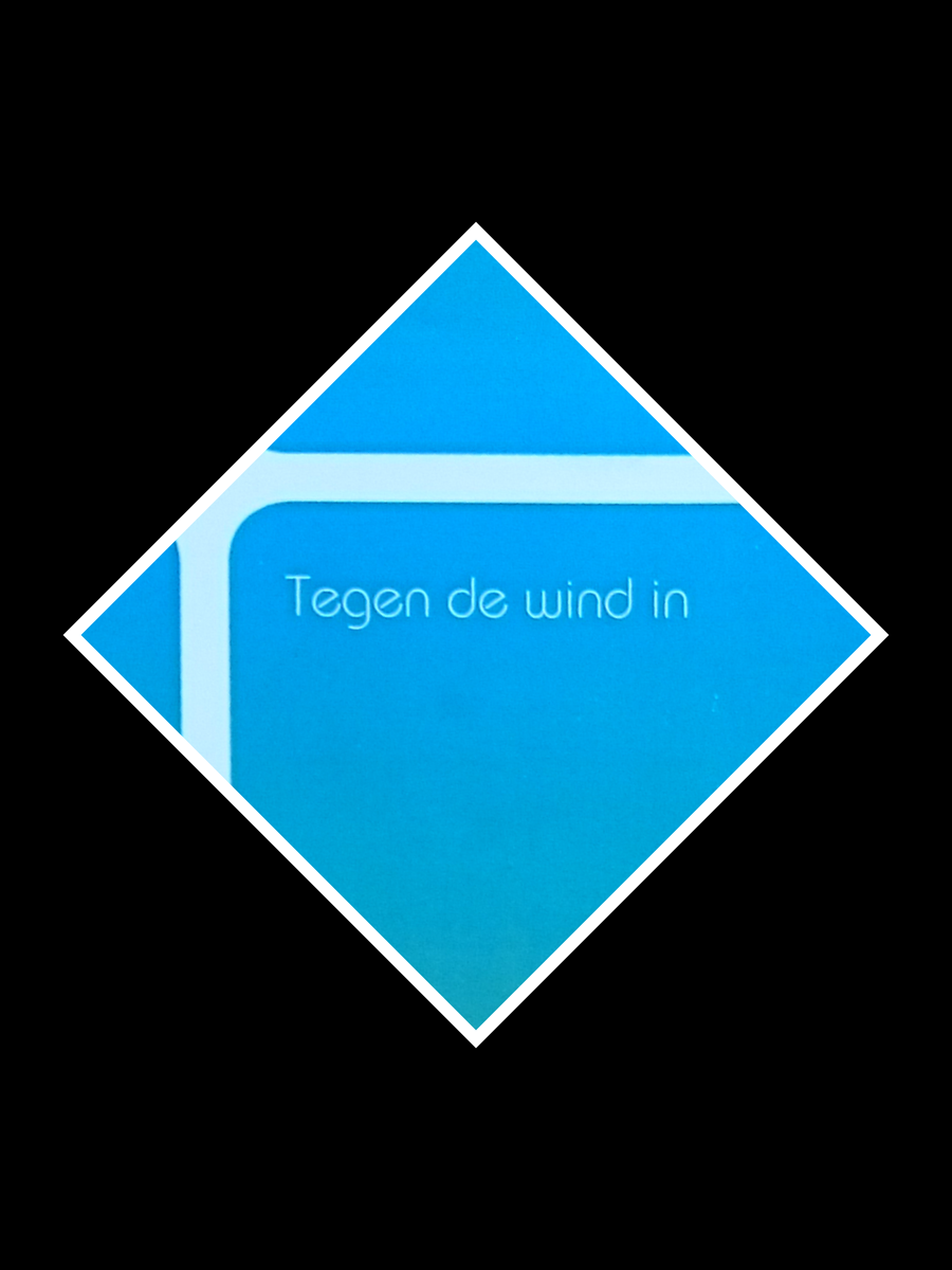 Tegen de wind in
